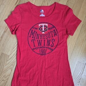 Red Minnesota Twins T-Shirt